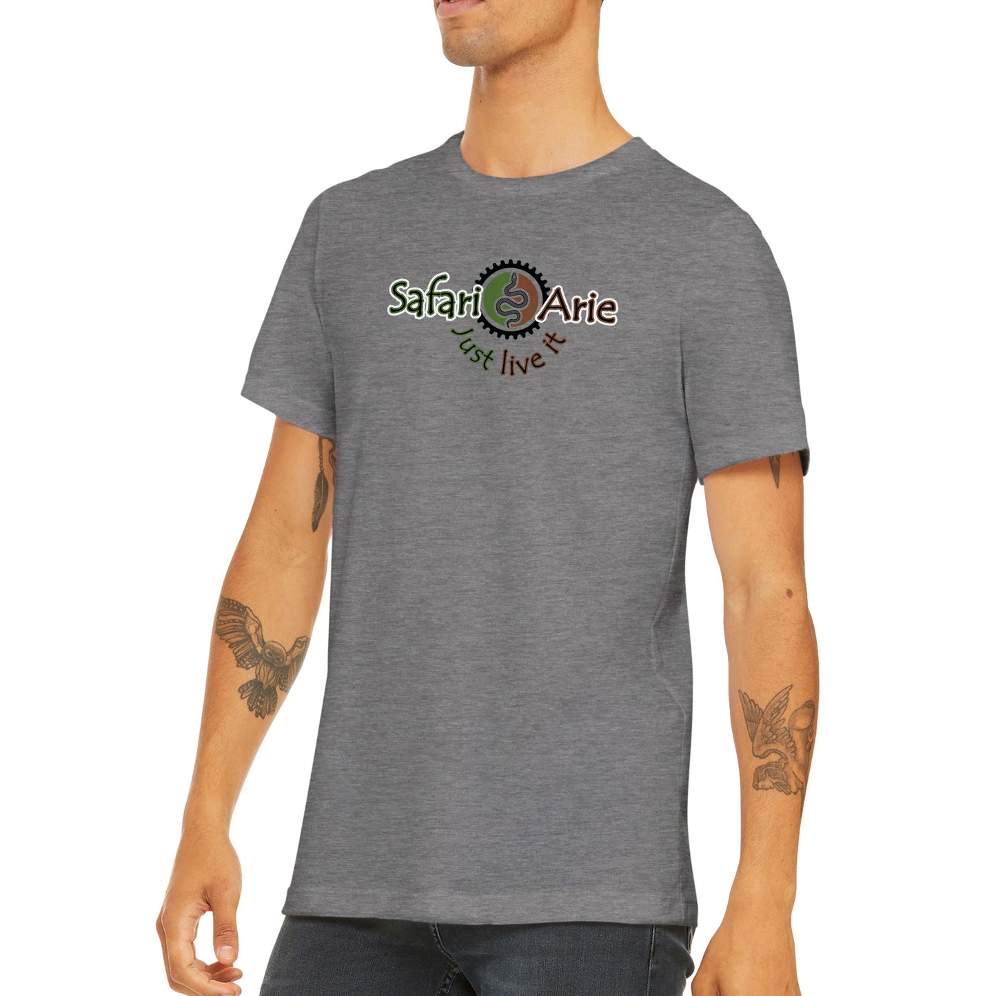 Safari Arie reptile logo unisex t-shirt