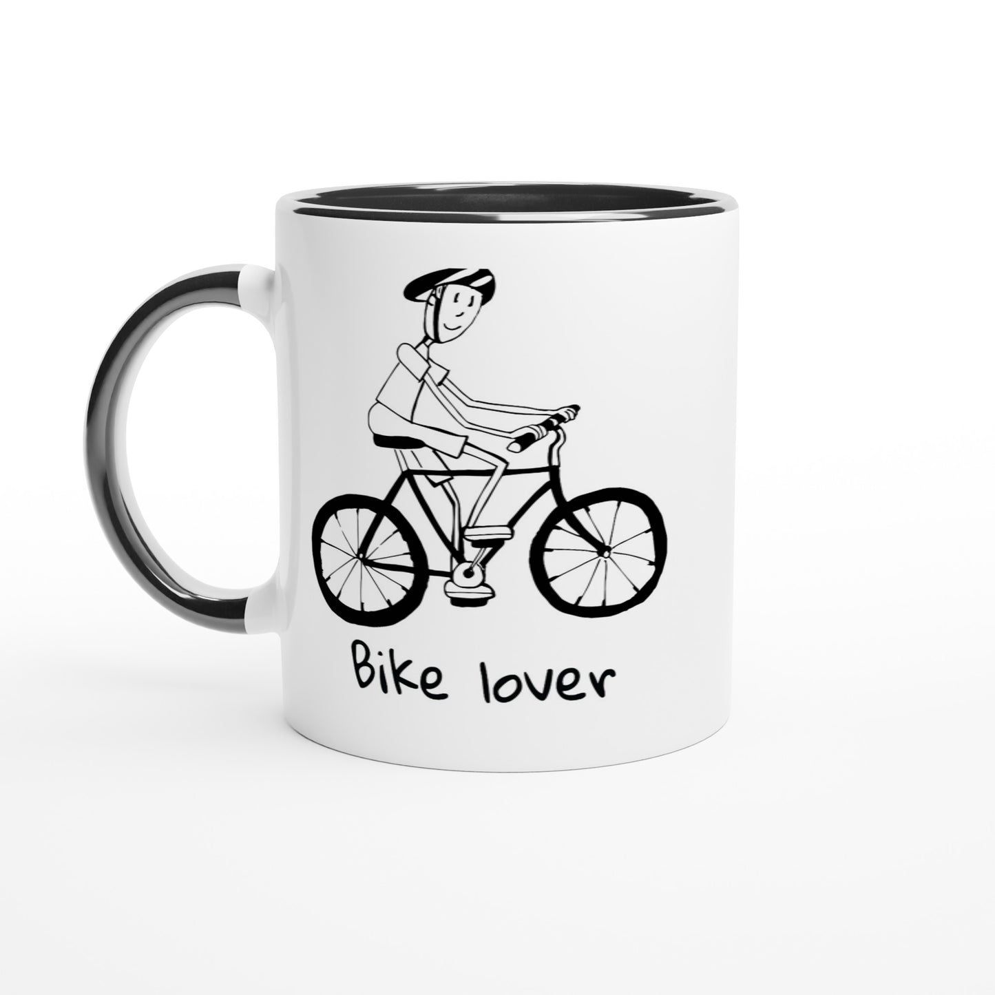 Bike lover ceramic mug - mens