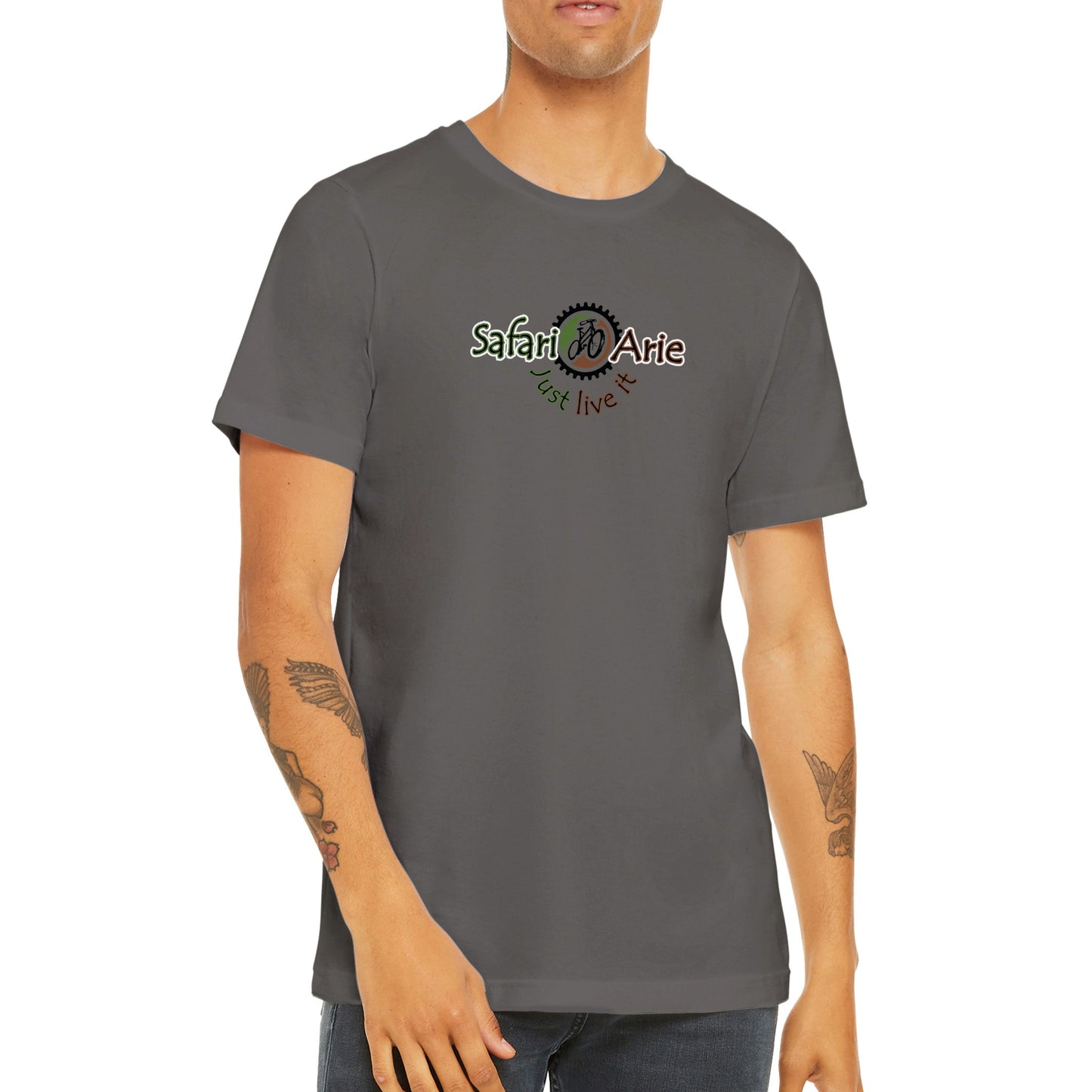 Safari Arie bike logo unisex t-shirt